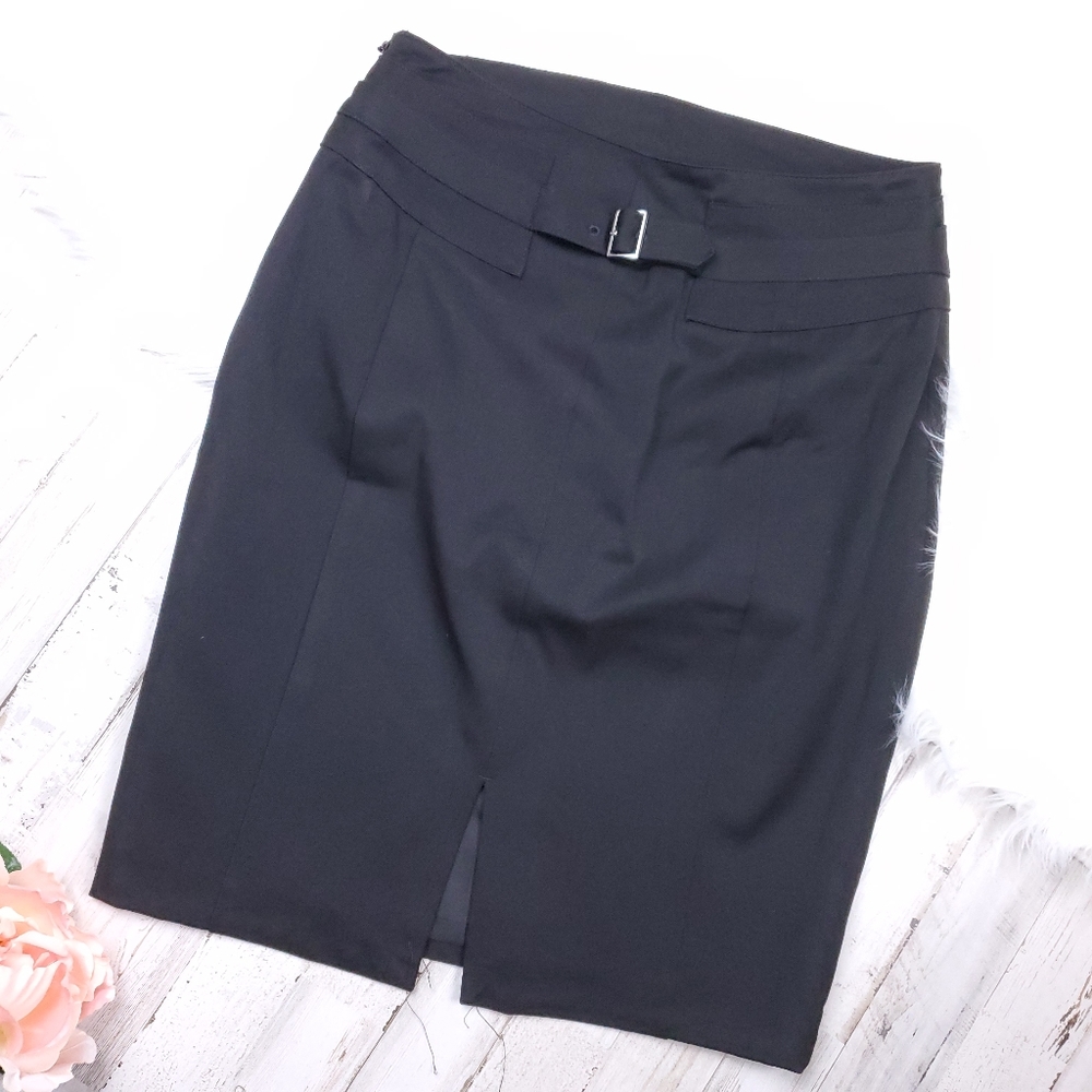 Sz 2 Express Black Pencil Skirt